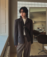 ステートウールクロップコート (3 color)
