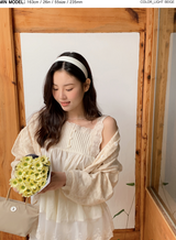 Kaya Cotton Mix Knit Cardigan (4color)