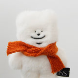 tuteogi doll keyring orange muffler