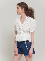 AMY RUFFLE DETAIL WRAP BLOUSE_WHITE (6580883259510)