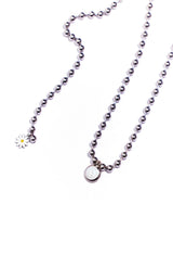 オパールサークルパールデイジーネックレス / OPAL CiRCLE PEARL DAiSY NECKLACE #101