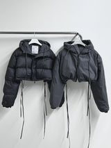 リバーシブルクロップドジャンパー/REVESIBLE CROPPED JUMPER