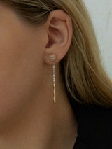 2021 PANTONE stratum drop earring (PG) (6641938268278)