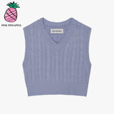 ツイストニッティングベスト/TWIST KNITTING VEST