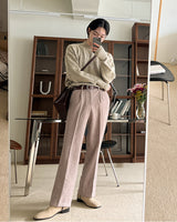 ウールロングワイドスラックス 3 color