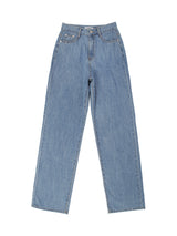 サマーワイドデニムパンツ / W1016 SUMMER WIDE DENIM PANTS_MEDIUM BLUE