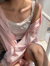 ヒルトンムーンストーンハートネックレス / [925silver] Hilton Moonstone Heart Necklace