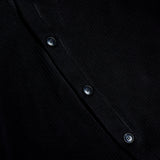 Vネックワッフルカーディガン/DAMP V-NECK WAFFLE CARDIGAN_BLACK