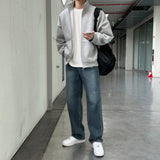 Todd Oversized Fit Composite Paper High-Neck Zip-Up (4color)