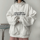 [フリース] デットユジャスバンジップアップスウェットシャツ