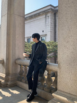 LMN ヘリングボーンウールブレザー / LMN Herringbone Wool Blazer (2 colors)