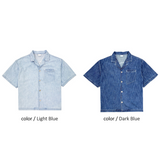 ASCLO Vel Linen Denim Shirt (2color)