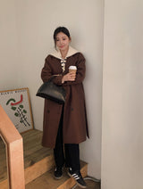 [SHOPPERMADE] ダブルウールロングコート (4color)