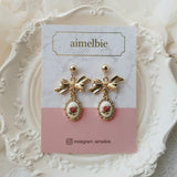 [IU Earring] Mary Earring - Vintage Rose Version