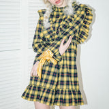 キャットペイズリーバンダナ / 1 2 cat paisley bandana - YELLOW