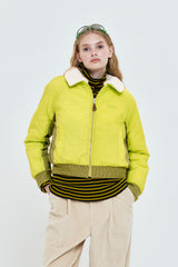CHERRY REVERSIBLE OUTDOOR JACKET [LIME]