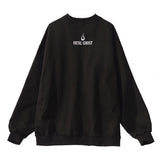イビルワイドオーバーフィットスウェットシャツ / Evil(wide overfit sweat shirt)