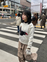Cat tail knit
