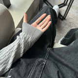 クボセミワイドローデニムパンツ / Kubo Semi-Wide Raw Denim Pants (2 colors)