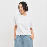 バンディングワイドデニムパンツ