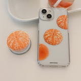 タンジェリンフードフルーツmagsafeスマホグリップ