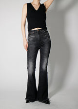 ラフブーツカットデニムパンツ / no.3005 Rough Bootcut Denim Pants (2color)