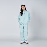 ビッグスクリプトロゴエンボシングスウェットパンツ SKYBLUE