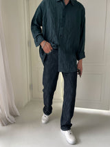 Got Wide Linen Denim Pants