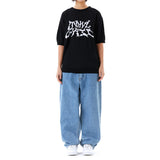 トライバルロゴ半袖ニット / TRIBAL LOGO HALF KNIT