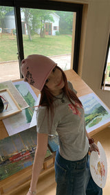 ピンクリボン半袖Tシャツ