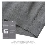 ローウォッシャブルボタンカラーニットウェア / Low Washable Button Collar Knitwear (9 colors)