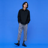 Crinkle Basic Shirts [Black] (6592012091510)
