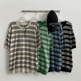 ビンカダンショートスリーブニットウェア / Vinkadan Gara Short-Sleeved Knitwear