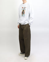 クラウドガールプリンティングスウェットシャツ / Cloud Girl Printing Sweatshirt Melange