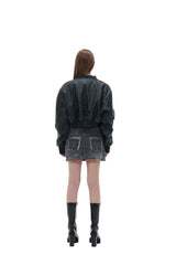FOLD DENIM-BLACK