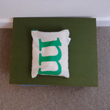 Color Pouch Cream Green