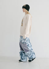 ビッグベアラビットクルーネック / BSR2223FWPO031 BIG BEAR RABBIT CREWNECK CREAM