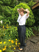Allium pintuck blouse
