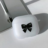 3DブラックリボンAirPodsケース / 3D Black Ribbon AirPods Case