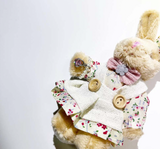1980s bunny&bear keychain (2type)