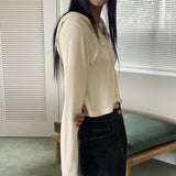 フロップ フード リブ 2ボタン カーディガン/flop hood ribbed two-button cardigan