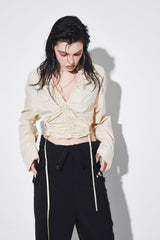 ホールドシャーリングシャツ/HOLD SHIRRING SHIRT