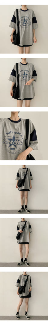 スターカラード半袖Tシャツ