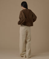 OBLIQUE LINE WIDE PANTS(BELT SET)