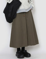 ベーシックリネンロングスカート / basic linen long skirt