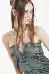 シャーリングホールワンピース / SHIRRING HOLE ONEPIECE