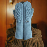 Cable knit gloves (6622471323766)