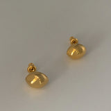 ビーンピアス_18k Gold Plating
