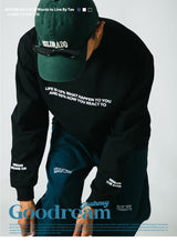 DAKYAM 2023 A/W Words to Live By Tee Life モットーテキストロングTシャツ