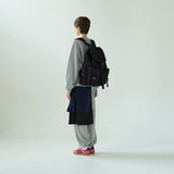 [After Pray Edition] 2-Pocket Cotton Cargo Rucksack (Black&Nickel)